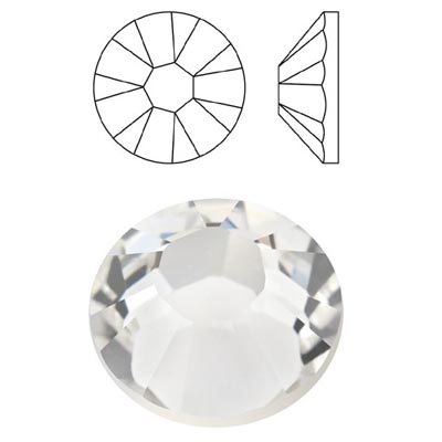 Hotfix strassz SS8-as méret Crystal